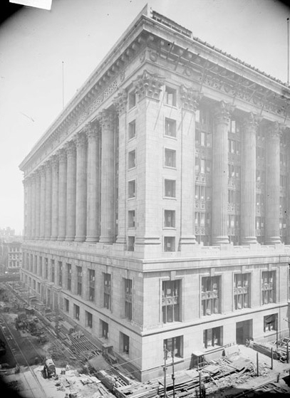 Exterior of a civic government building